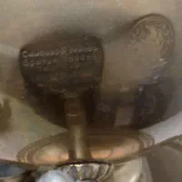 سماور قدیمی‌برنجی زغالی