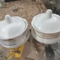 قندان چینی دو عدد