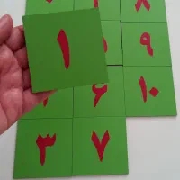 کمک آموزشی های چوبی و دست ساز رنگی