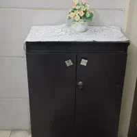 جا کفشی قهوه ای سوییچ دار