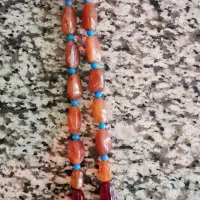 گردنبند عقیق کهنه
