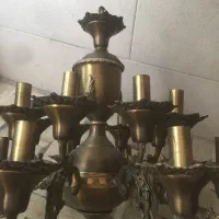 لوستر ۸ شاخه و ۴ شاخه برنجی