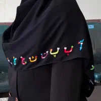 نقاشی روی پارچه(مقنعه)