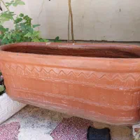 گلدان بزرگ سفالی ضخیم و مقاوم