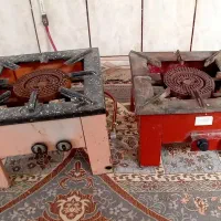 دو عدد گاز دو شعله بزرگ سالم