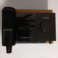 کارت صدا komplete audio 2 میکروفون at2020