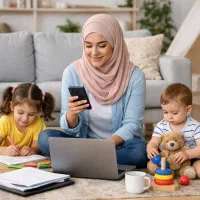 کار در منزل با گوشی