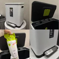 سطل زباله استیل سایز ۲۰ و ۳۰ لیتری