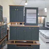 ست پذیرایی رویال ترکیب چوب و رنگ سبزخاص طبیعی