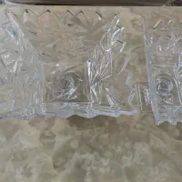 کریستال میوه خوری و آجیل خوری پایه دار طرح آیس