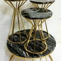 ست میز جلو مبلی فلزی طرح جدید و مقاوم چتری