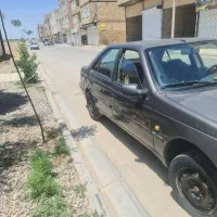 پژو روا ۸۷ دوگانه شرکتی تک برگ بدون رنگ شاسی سالم
