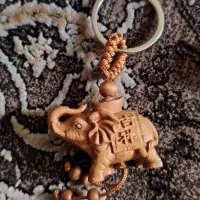 جاکلیدی چوبی تراش خورده کار دست