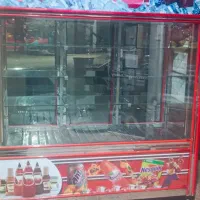 یخچال ویترینی ایستاده دوطرف نما انباری دار