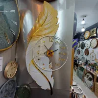 ساعت دیواری چوبی شیک مدل پر