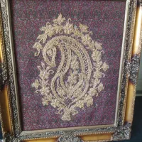 قاب ترمه دوزی