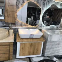 روشویی کابینتی و آینه .رنگ بندی متنوع مدل مینوmino
