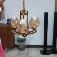 لوستر سه شاخه حبابی