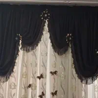 دو عدد سر پرده کاملا سالم بدون زدگی و بدون سوختگی