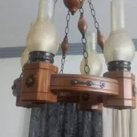 لوستر چوبی زیبا