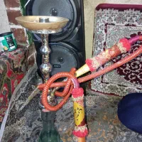 قلیون  برنجی با شلنگ قلیانچی