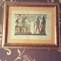 قاب کنده کاری آب طلا قدمت ۵۰ساله و دیگر عکس