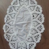 رومیزی قلاب بافی