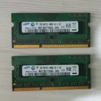 دو عدد رم لپ تاپ ۲ گیگ ddr3 سامسونگ