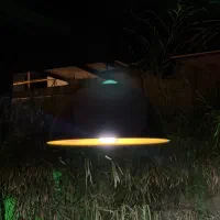 لوستر فلزی تک چراغ