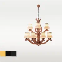 لوستر چوبی مدل هوران برند دارکار