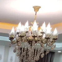 لوستر برنز ده شاخه بیست معشل