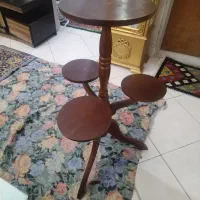 پایه گلدان چوبی