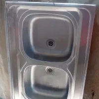 سینک رو کار دو کاسه