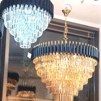 حراج انواع لوستر طبقاتی(کارخانه لوستر سارینا)
