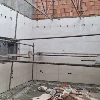 کاشی کاری وسنگ کاری ساختمان