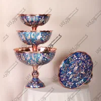 ظروف مسی/سرویس پذیرایی طاووس آبی/نانو شده/اقساطی