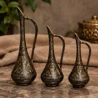 جنس برنجی اصل، گلدان و گلاب پاچ