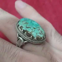 انگشتر نقره فیروزه نیشابور