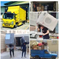 اتوبار حمل نقل اثاثیه کشی منزل ماشین باکارگر 60 تخ