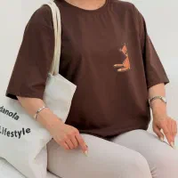 تیشرت باکسی دخترانه