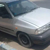 پراید نقره ای بدون رنگ