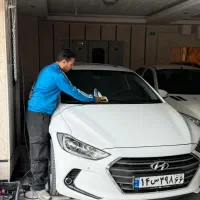 رفع سنگ خوردگی و ترک شیشه فوری