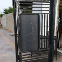 درب حیاط آهنی