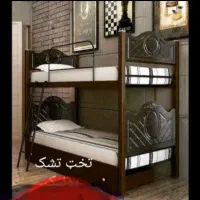 تخت دوطبقه چوبی ازتولید به مصرف