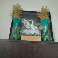 دو گلدان تزیینی