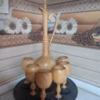 جام وگیلاس چوبی