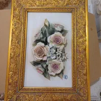 تابلو گل چینی ایتالیایی