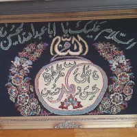 تابلو فرش دستباف بافت ابریشم