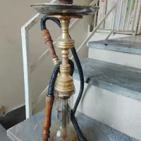 یک عدد قلیان برنجی