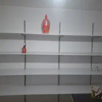 قفسه ۸×۵۰mdf دو تیکه با پایه آهن